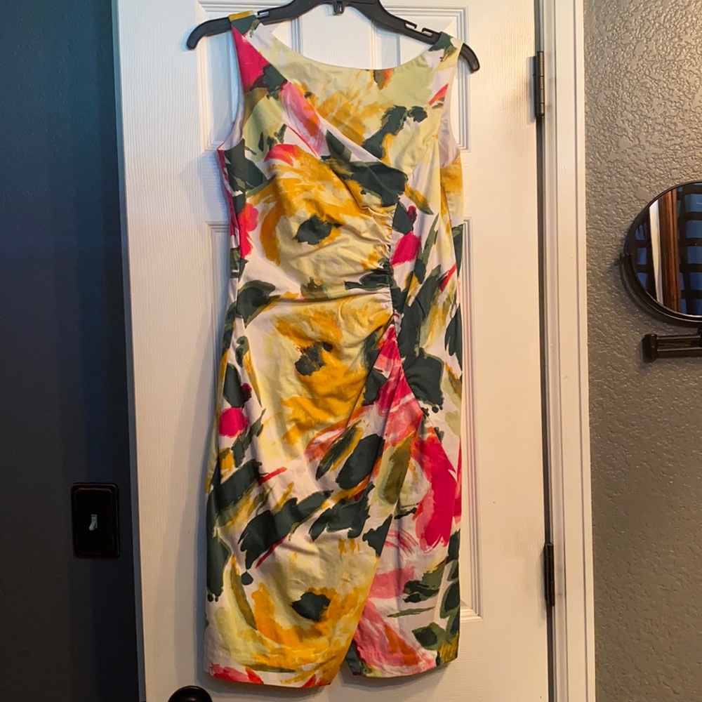 Gorgeous sz 6 colorful London Times dress